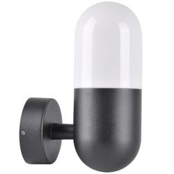 Kinkiet ogrodowy HORTEN E27 czarny