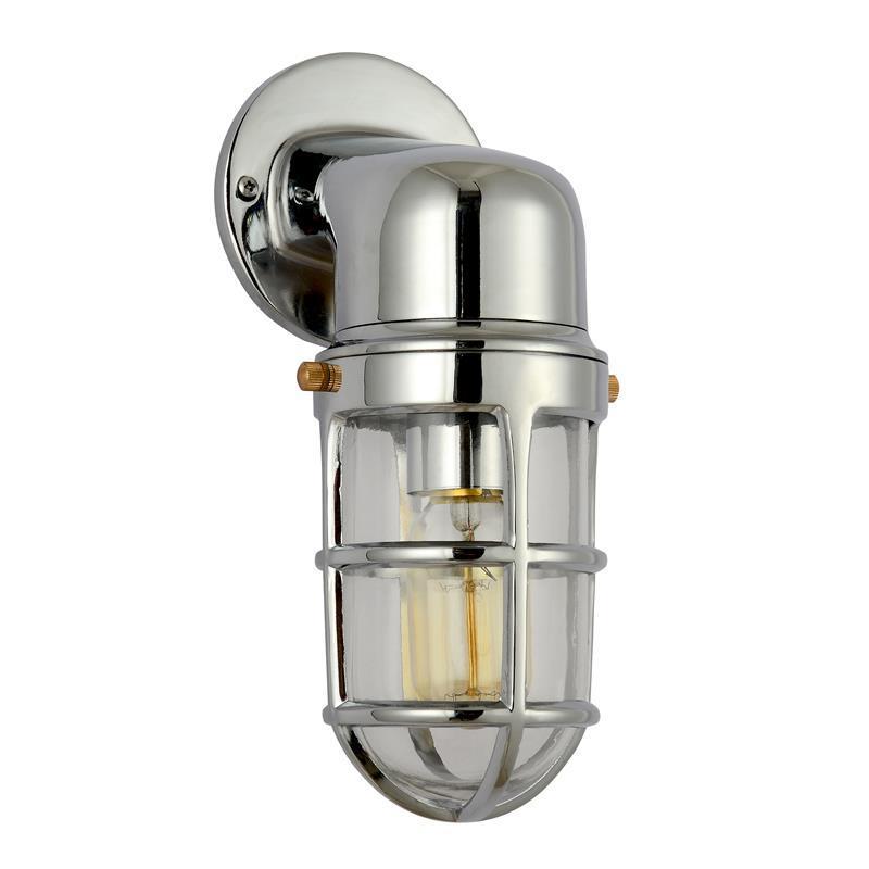 Kinkiet ogrodowy LOFT LUND E27 chrom