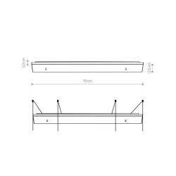 Puszka CAMELEON CANOPY D 780 8553 biały Nowodvorski