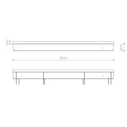 Puszka CAMELEON CANOPY C 1200 8554 czarny Nowodvorski