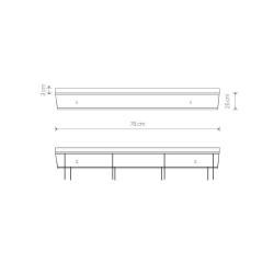 Puszka CAMELEON CANOPY C 780 8557 biały Nowodvorski