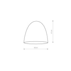 Klosz CAMELEON EGG M 8607 czarny/złoty Nowodvorski