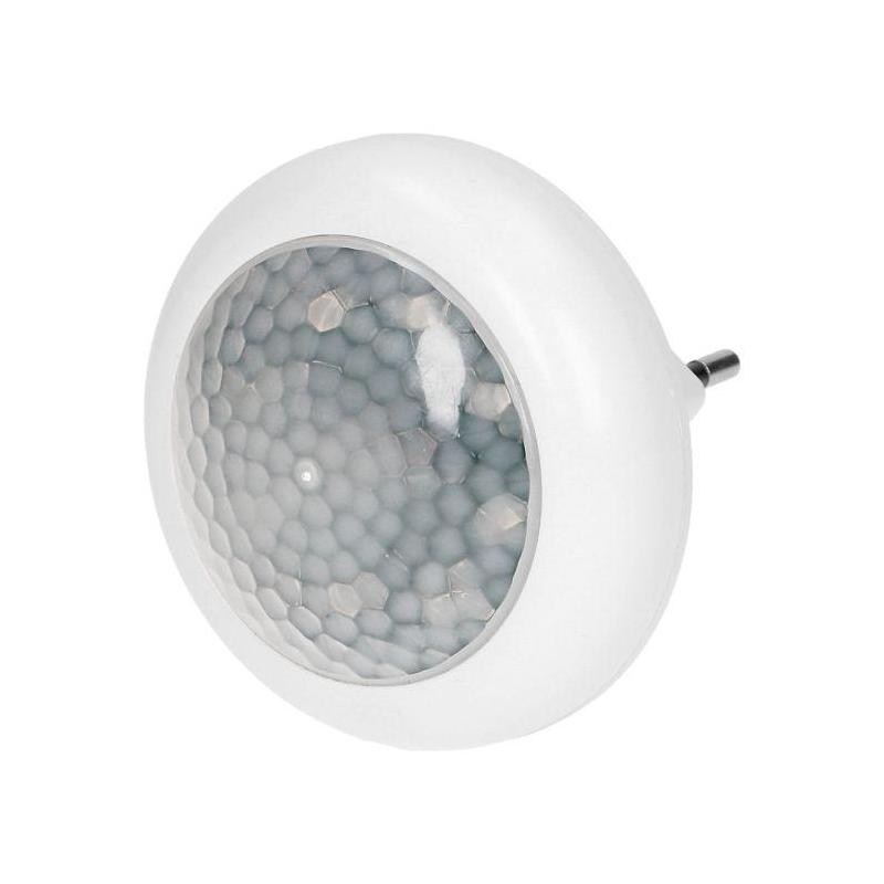 Lampka nocna LED z czujnikiem ruchu i zmierzchu, 120°, 8xLED, 40lm, 6500K