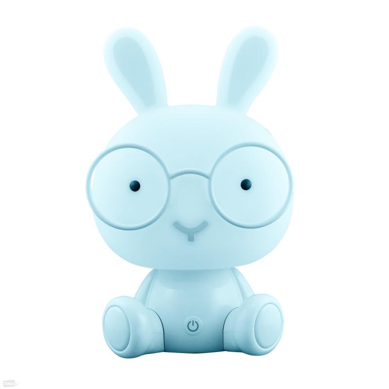 Lampka nocna - Królik LED niebieska 307705