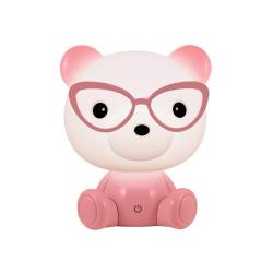 Lampka nocna - Miś różowa LED 308245 Goldlux