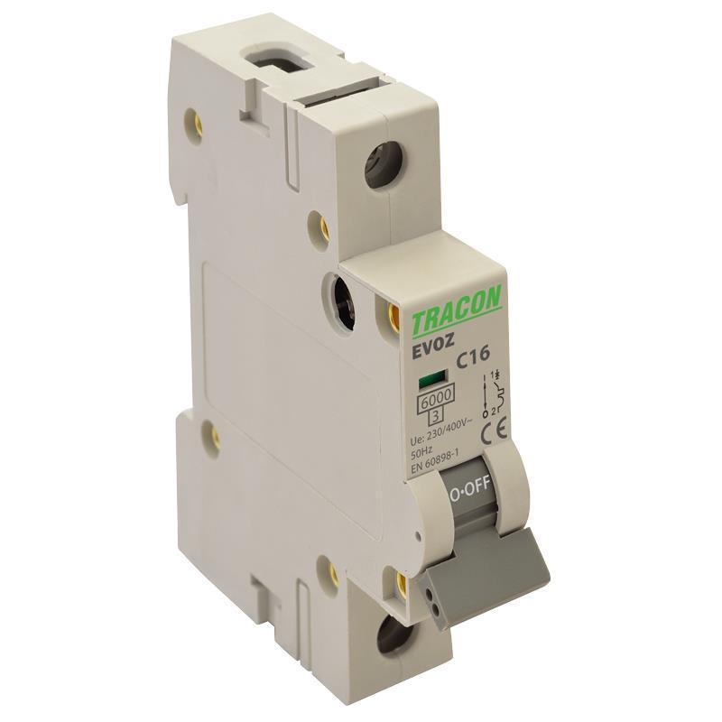 Wyłącznik nadprądowy 16A 1P C EVOZ1C16 Tracon