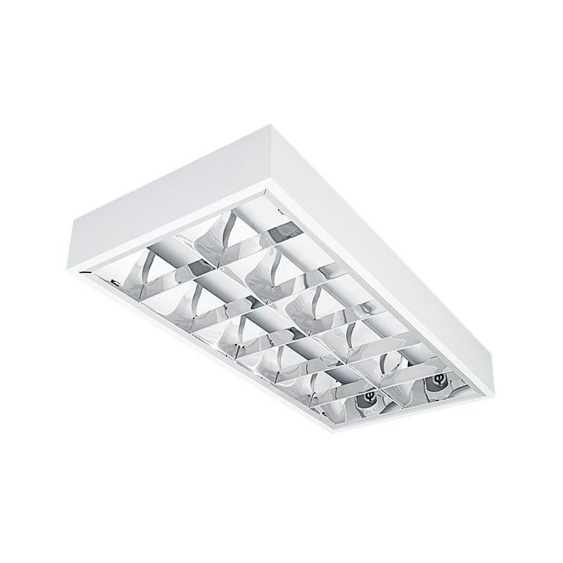 Oprawa rastrowa natynkowa 2x18W - Notus 3 EVG 218 NT