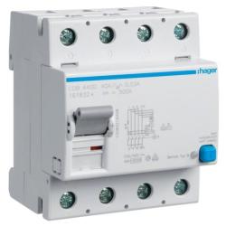 Wyłącznik różnicowoprądowy CFB463D 63A 300mA B 4P Hager Hager Polo