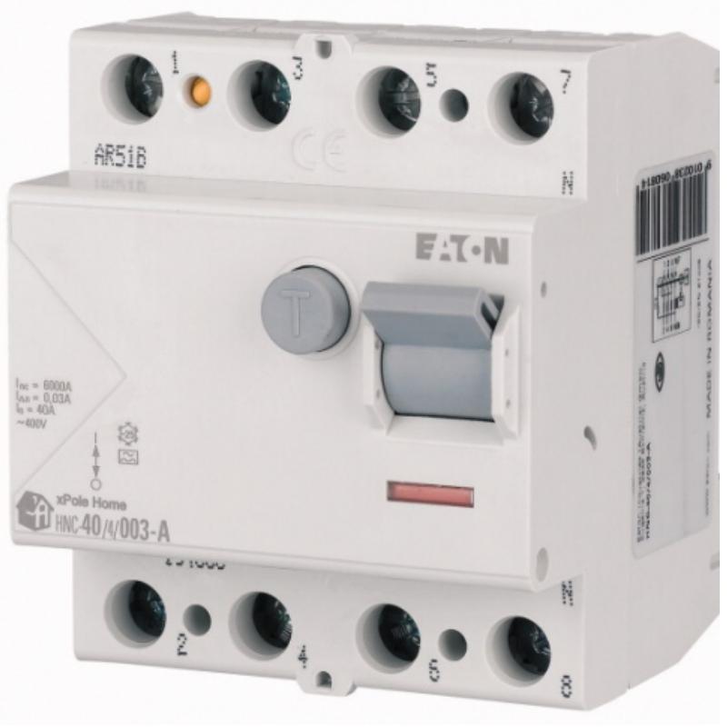 Wyłącznik różnicowoprądowy HNC 63A 30mA AC 4P Eaton