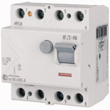 Wyłącznik różnicowoprądowy HNC 63A 30mA AC 4P Eaton