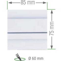 Oprawa schodowa LED LINA LS-LWC biały zimny F&F