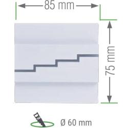 Oprawa schodowa LED MAYA LS-MWC biały zimny F&F