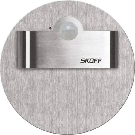 Oprawa schodowa LED Rueda Short PIR 120 szlif Inox 10V IP20 6500K SKOFF
