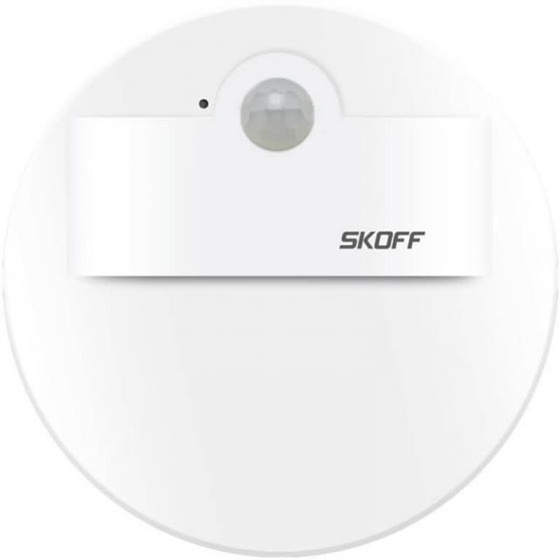 Oprawa schodowa LED Rueda Short PIR 120 biały mat 10V IP20 6500K SKOFF