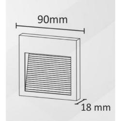 Oprawa schodowa Q7 LED podtynkowa Goldlux