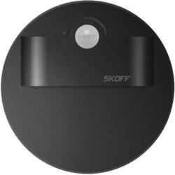 Oprawa schodowa LED Rueda Short PIR 120 czarny mat 10V IP20 6500K SKOFF