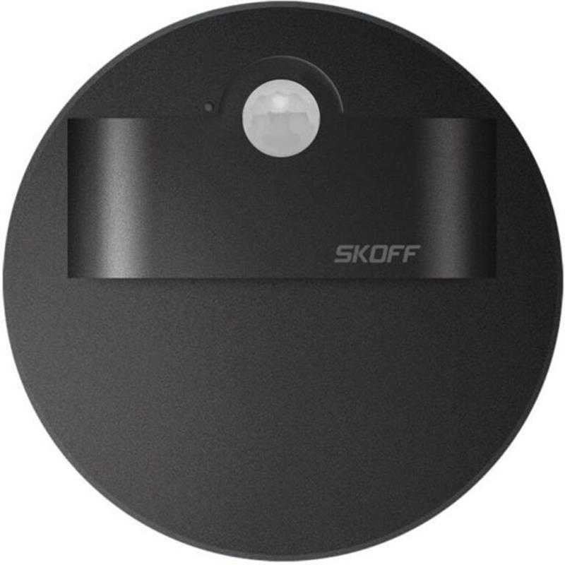 Oprawa schodowa LED Rueda Short PIR 120 czarny mat 10V IP20 3000K SKOFF