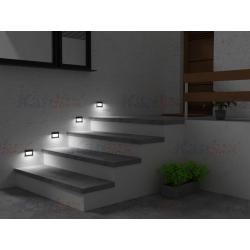 Oprawa schodowa zewnętrzna GLASI LED 3W P NW B 33694 Kanlux