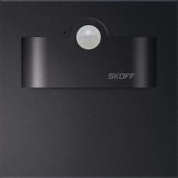 Oprawa schodowa LED Tango Short PIR 120 czarny mat 230V IP20 3000K SKOFF