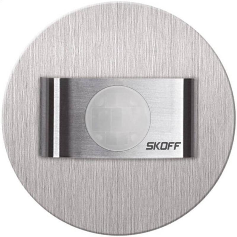 Czujnik ruchu LED Rueda PIR 120 szlif Inox 230V IP20 K SKOFF