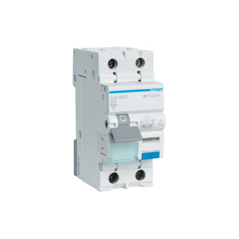Wyłącznik różnicowoprądowy z członem nadprądowym AFA990D 40A C 300mA A 2pol Hager