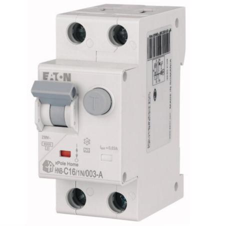Wyłącznik różnicowoprądowy z członem nadprądowym HNB 6A C 30mA A 2pol Eaton Eaton