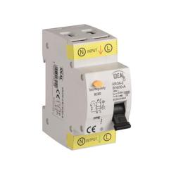 Wyłącznik z członem nadprądowym KRO6 2P B16 30mA A Kanlux Ideal Kanlux