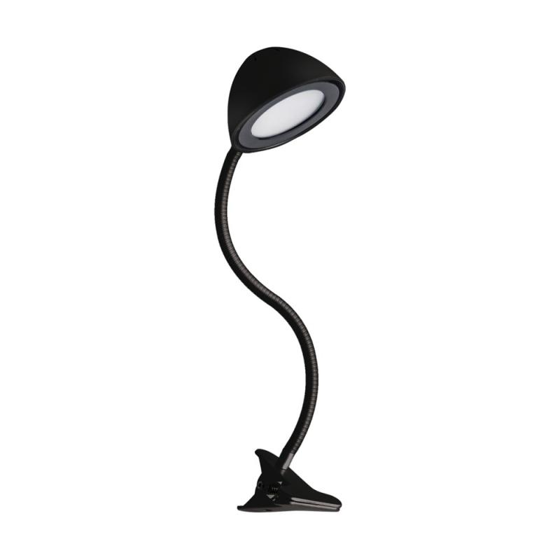 Lampka biurkowa LED RONI LED BLACK CLIP