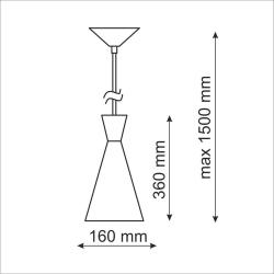Lampa wisząca - Il Mio Modern 1C 305466 il Mio