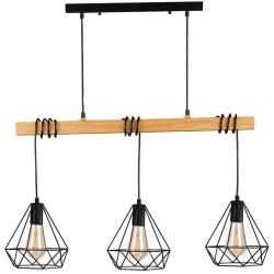 Lampa wisząca - Il VIGO WOOD 3xE27 314673 il Mio