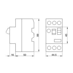 Wyłącznik silnikowy TGV2 24A-32A Tracon Tracon Electric
