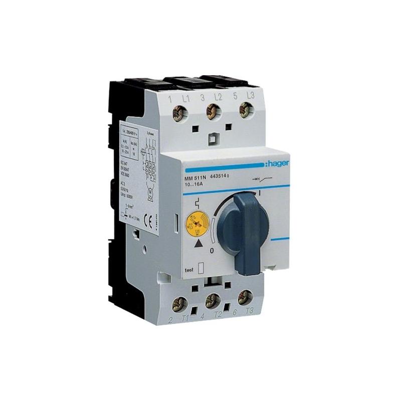 Wyłącznik silnikowy MM511N 230V  10A-16A Hager