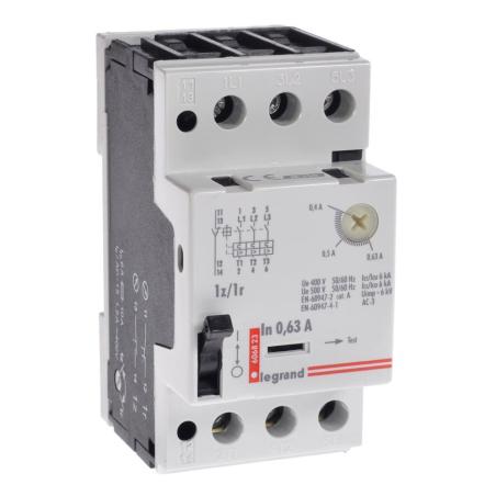 Wyłącznik silnikowy M250 1r/1z 0,63 (0,4A-0,63A) Legrand Legrand