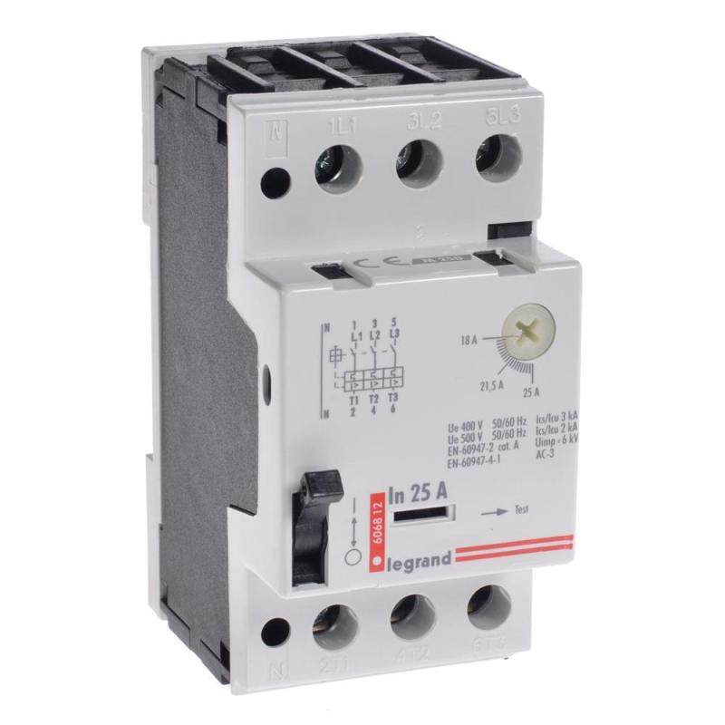 Wyłącznik silnikowy M250 25 (18A-25A) Legrand