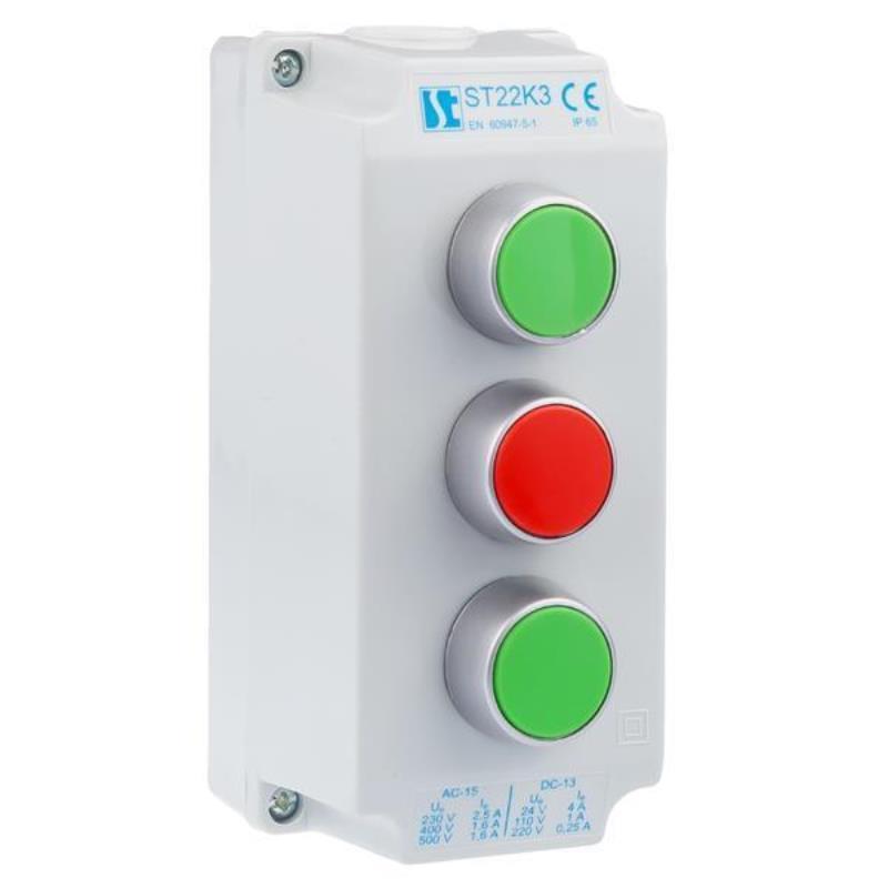 Kaseta sterownicza ST22K3-02-1 przyciski START-STOP-START