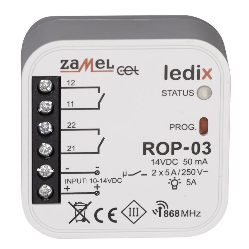 Ledix - radiowy odbiornik dopuszkowy ROP-03