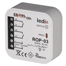 Ledix - radiowy odbiornik dopuszkowy ROP-03 Zamel