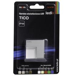 Ledix - oprawa LED Tico NT 14V aluminium ciepła Zamel