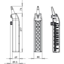 Kaseta sterownicza suwnicowa PKS-8W10 Spamel