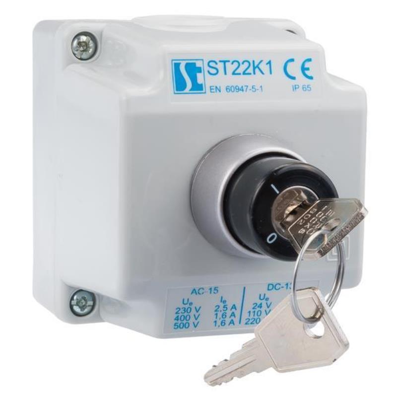 Kaseta sterownicza ST22K1-07-1 przycisk z kluczykiem