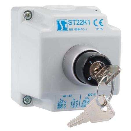 Kaseta sterownicza ST22K1-07-1 przycisk z kluczykiem