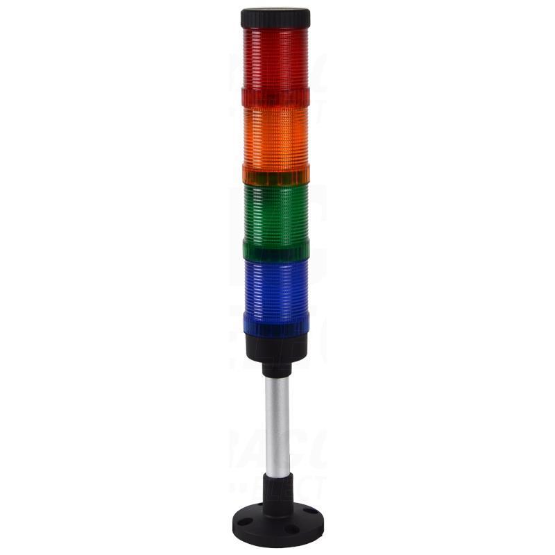 Słup sygnalizacyjny kompletny podstawa pionowa (bez dźwięku) NYG3-50RYGB
