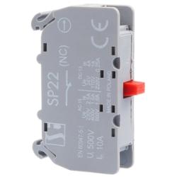 Łącznik szynowy z torem rozwiernym SP22-01-1-sz czerwony Spamel