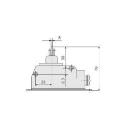 Łącznik krańcowy LM-10K z rolką i zderzakiem Promet