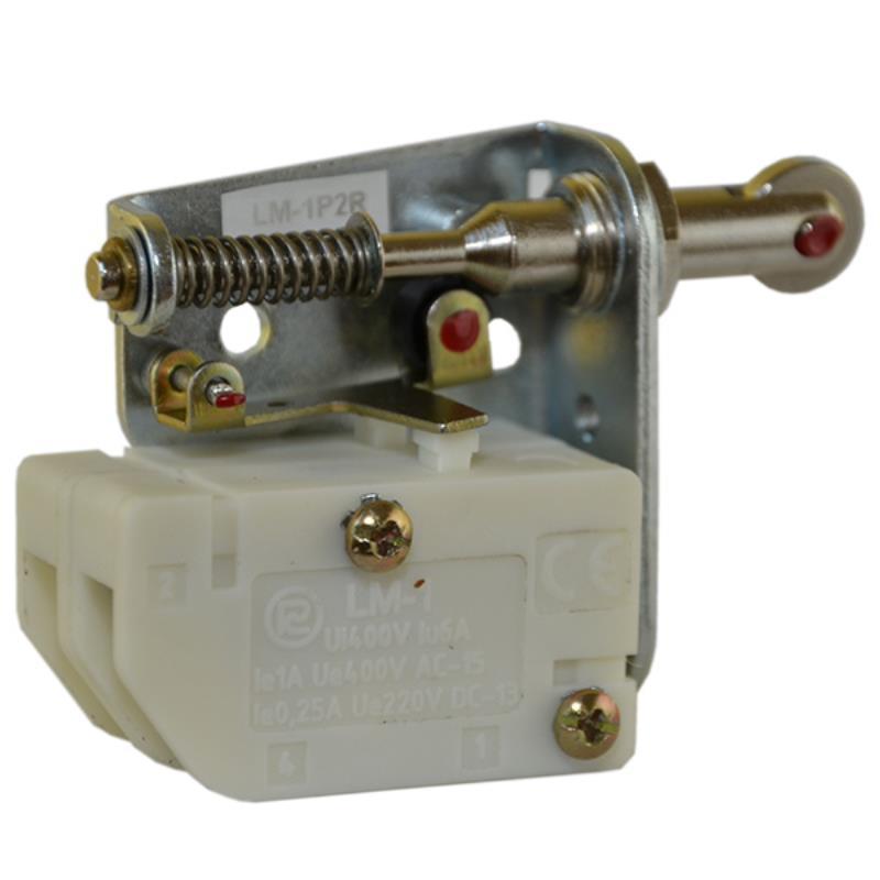 Łącznik krańcowy LM-1P2R z rolką i zderzakiem