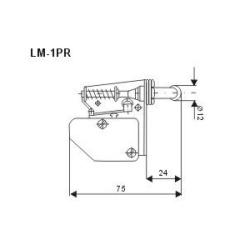 Łącznik krańcowy LM-1PR z rolką i zderzakiem Promet