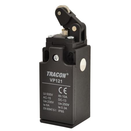 Łącznik krańcowy VP121 z dźwignią i rolką