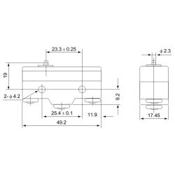 Łącznik krańcowy ze zderzakiem LS15G-B Tracon Electric