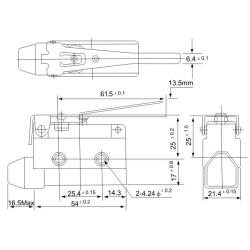 Łącznik krańcowy z dźwignią sprężynową LS720 Tracon Electric