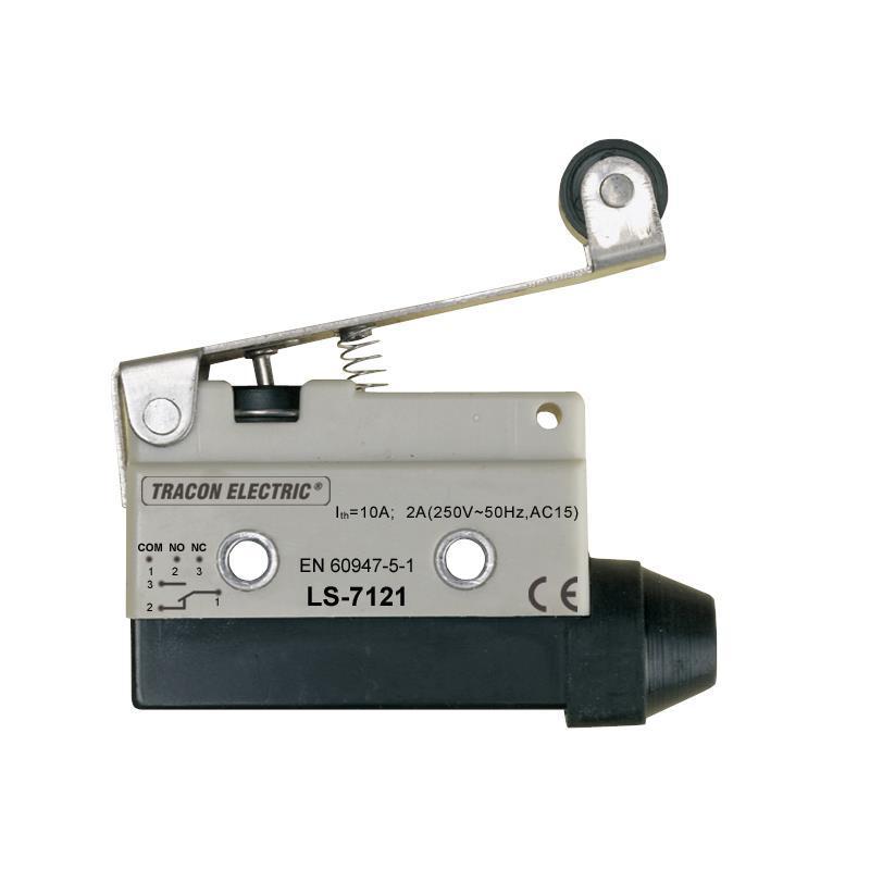 Łącznik krańcowy z dźwignią sprężynową i rolką LS7121